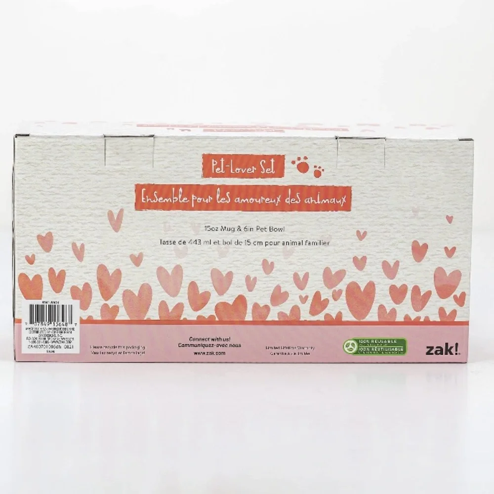 The Perfect Pair! Pet Lover’s Valentine’s Day Gift Set by Zak! Dog “Be Mine”